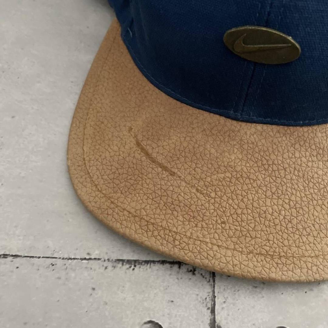 【レア】【90s】【極美品】NIKE GOLF ヴィンテージ レザー キャップ