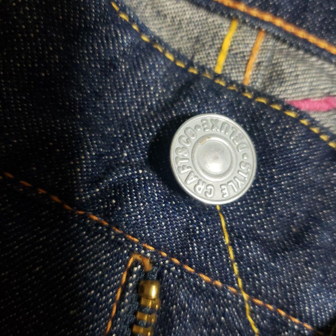 ★EVISU ◆ ローライズ ピンクカモメ ストレッチ セクシー ショートデニム