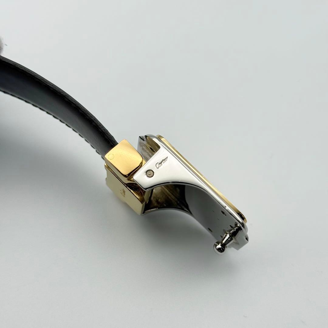 ✨美品✨カルティエ ベルト マストライン 純正革 ゴールド シルバー金具