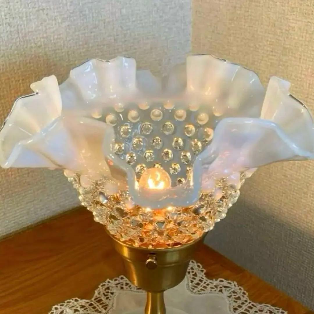 （専用）フェントン　1940年　ランプシェード　オパールセント　アンティーク