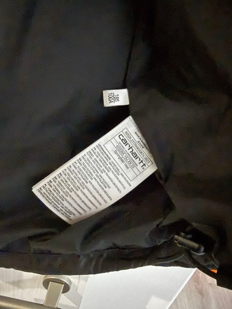 carhartt ダウンベスト XL 黒