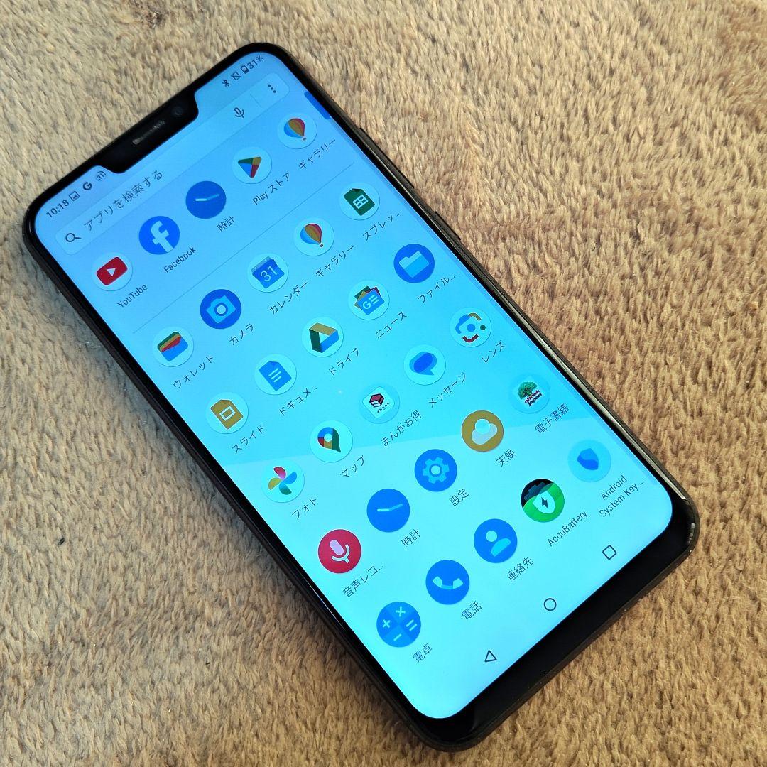 ㉗ASUS Zenfone 5Z ZS620KL ブラック 国内版バッテリー新品