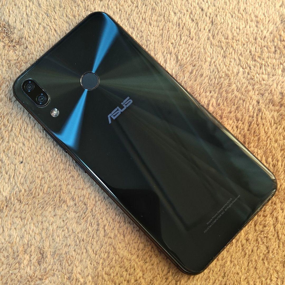 ㉗ASUS Zenfone 5Z ZS620KL ブラック 国内版バッテリー新品