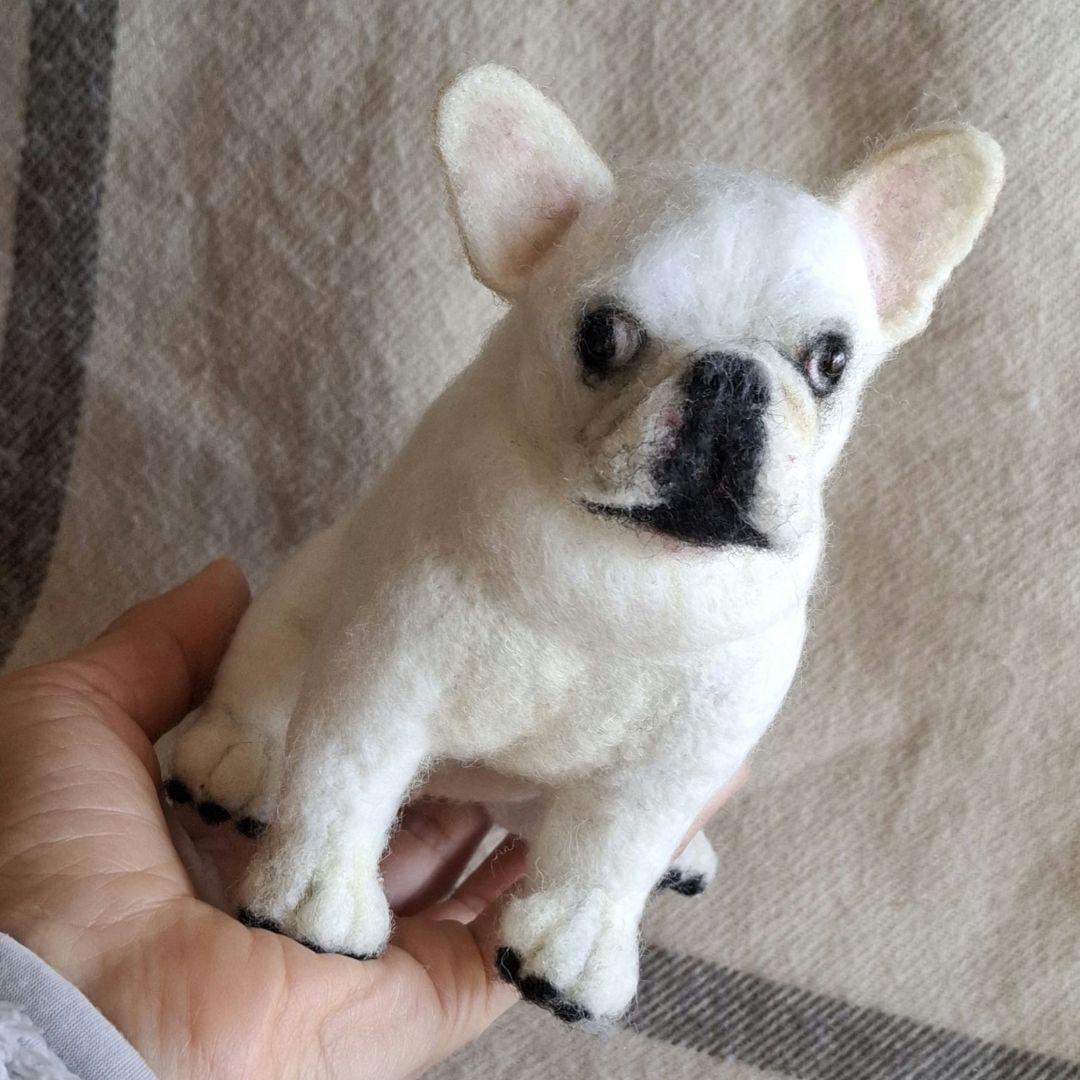 羊毛フェルト【うちのブヒ】オーダーメイド　ムカ