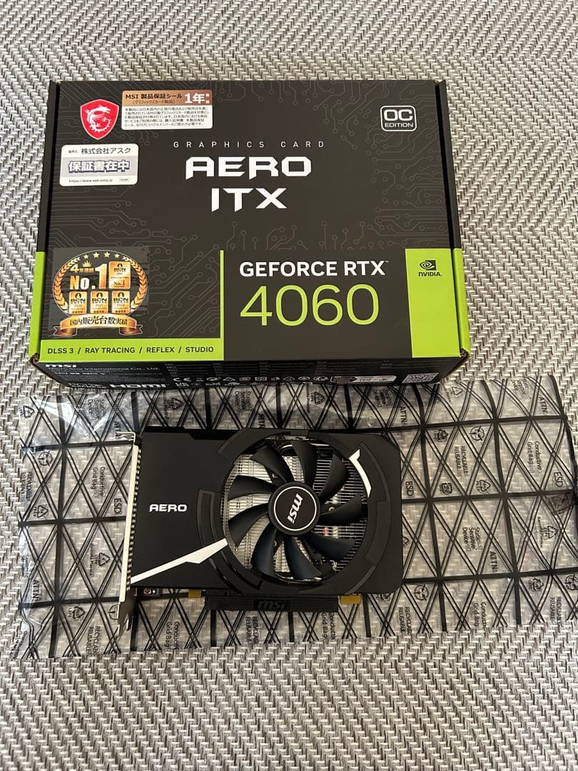 グラフィックボード・グラボ・ビデオカード MSI AERO ITX GeForce RTX 4060
