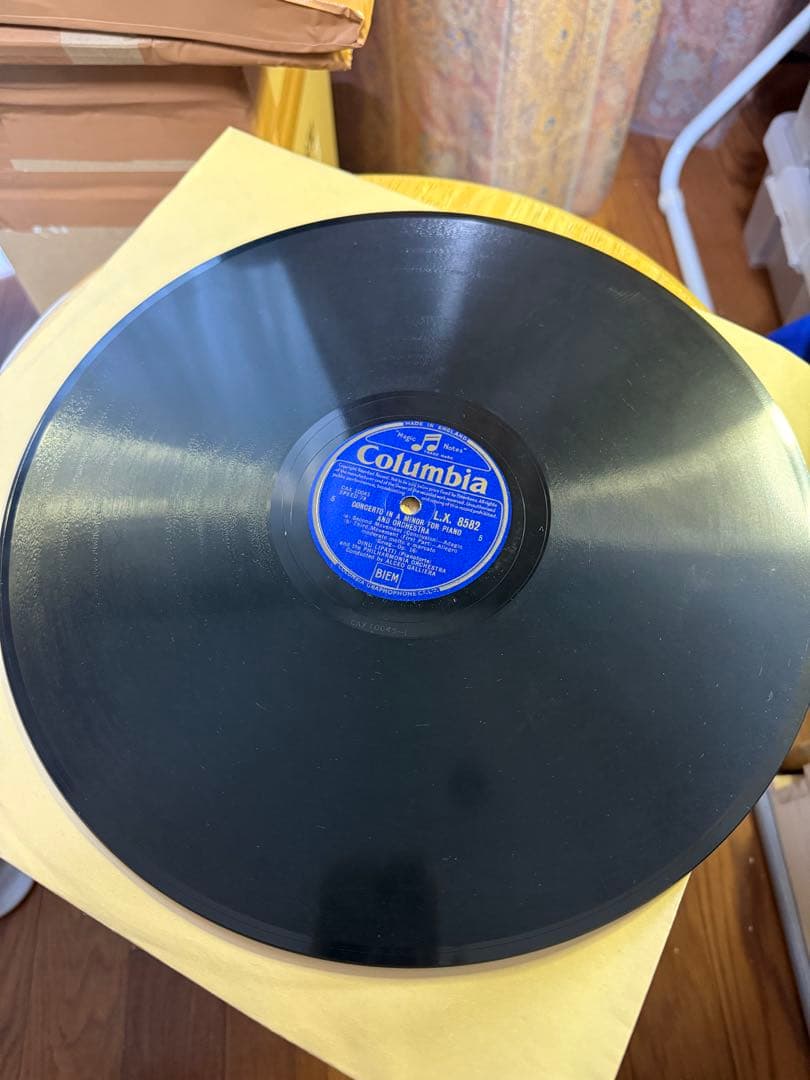 SP12in英盤４枚組 グリーグP協奏曲イ短調OP16 ディヌ・リパッティ