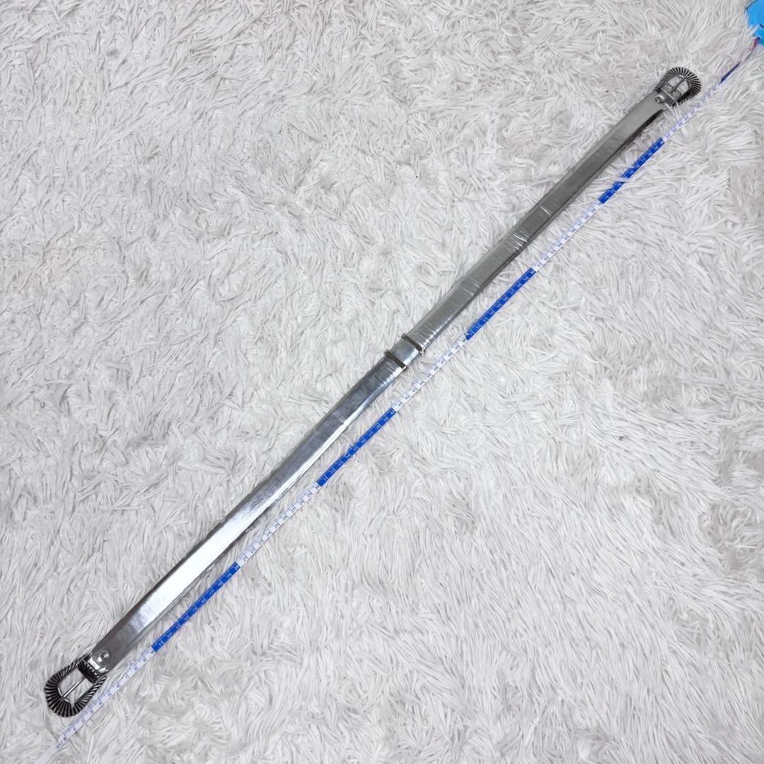 【メルカリ初登場】TOGA PULLA ダブル バックル ベルト シルバー