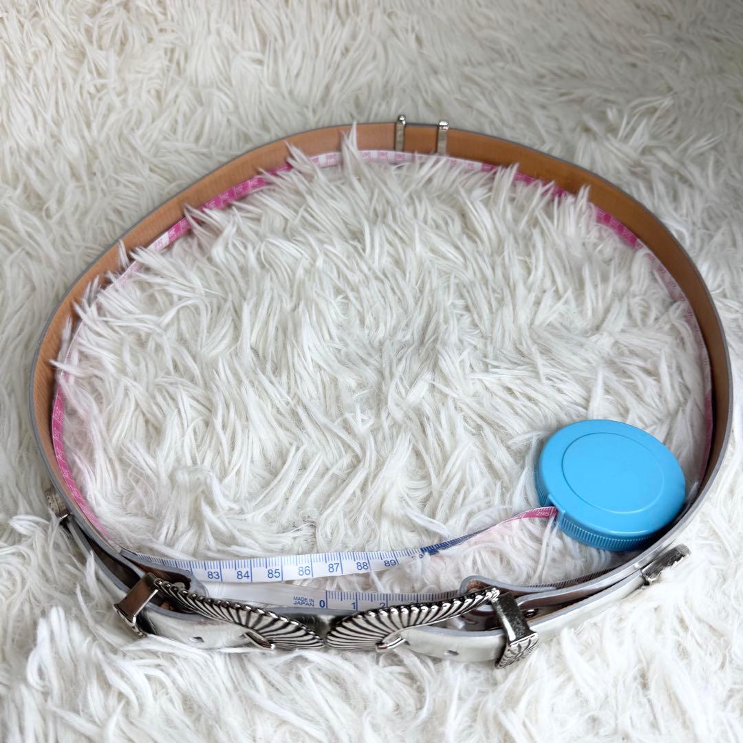 【メルカリ初登場】TOGA PULLA ダブル バックル ベルト シルバー