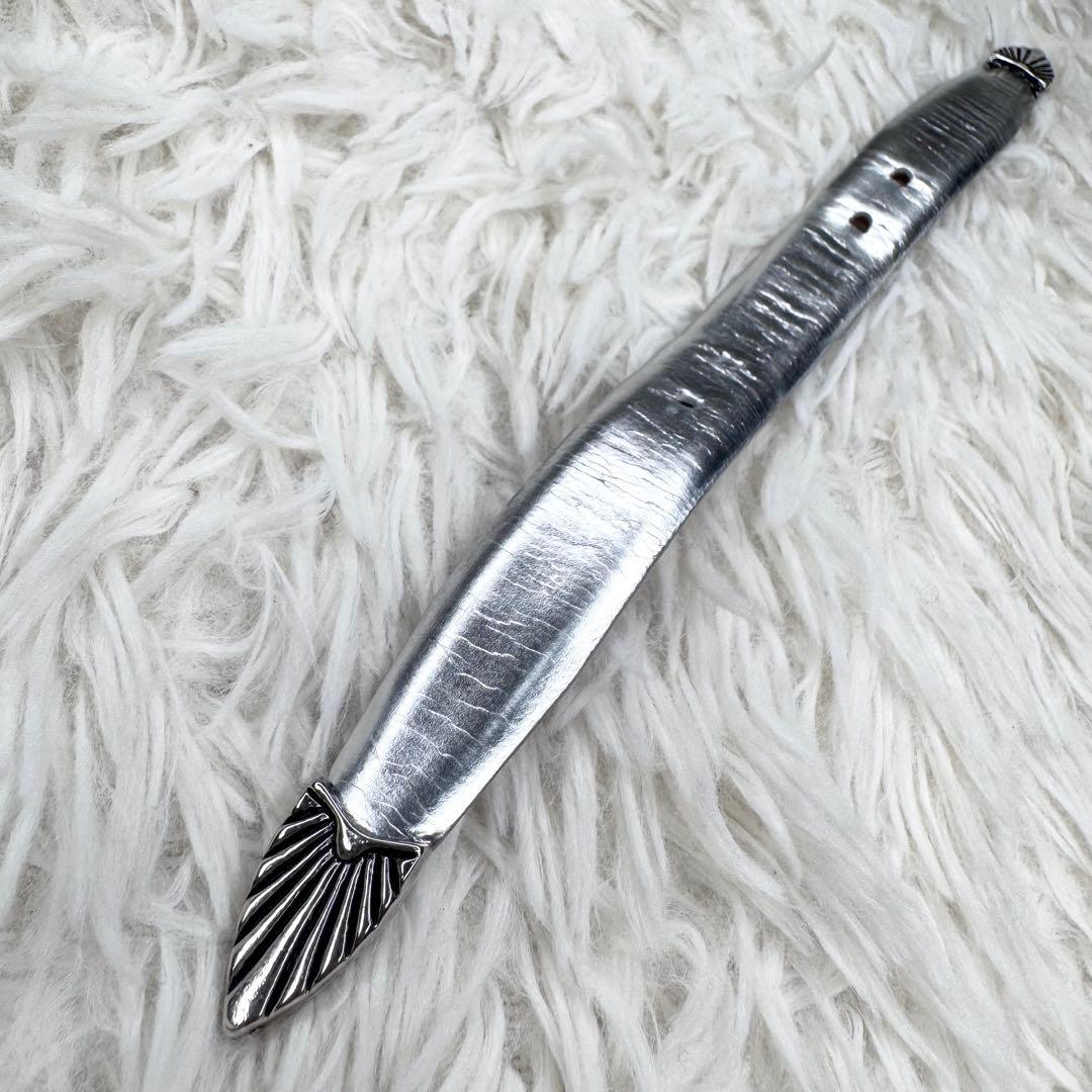 【メルカリ初登場】TOGA PULLA ダブル バックル ベルト シルバー