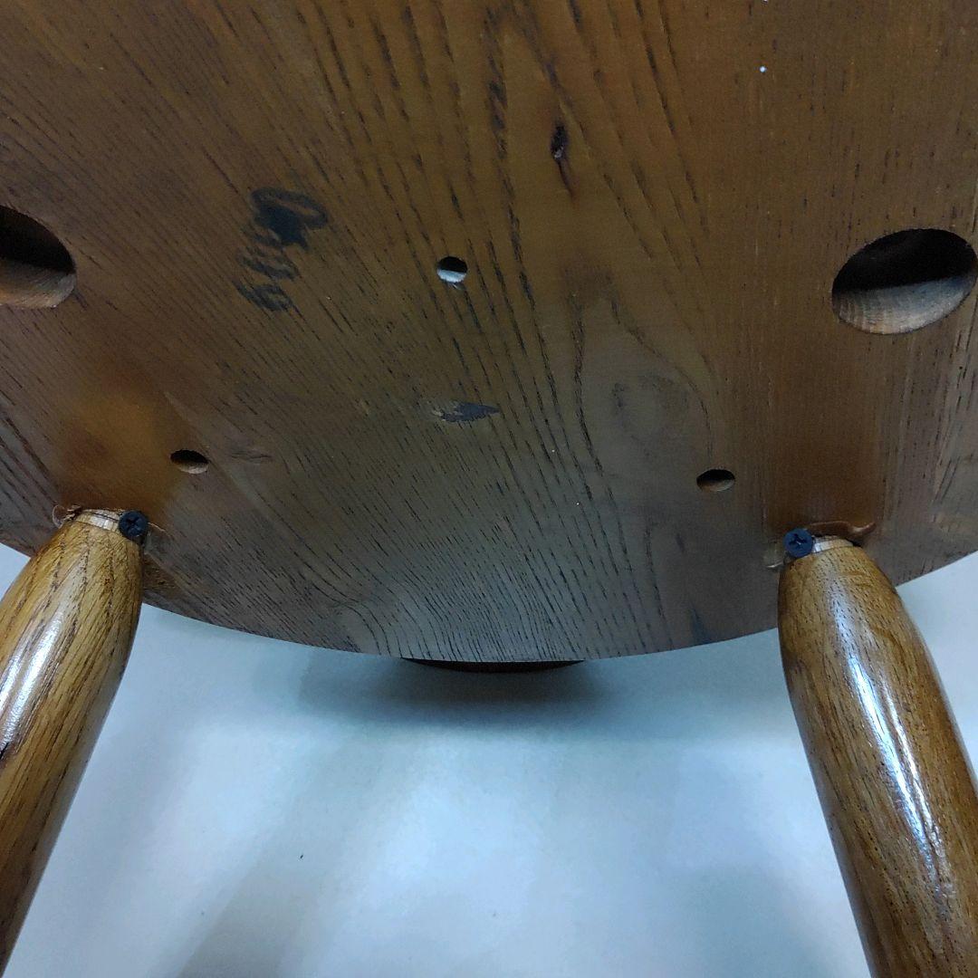 レア 座面回転 英国 アンティーク ホイールバックチェア ヴィンテージチェア