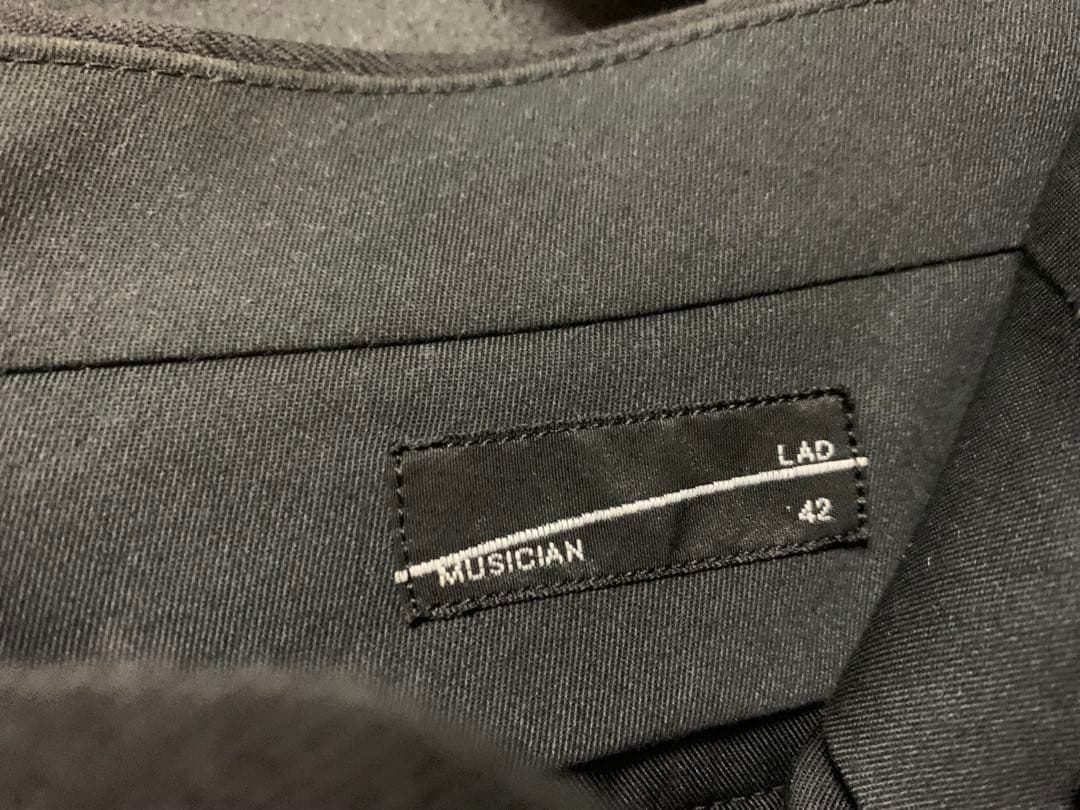 LAD MUSICIAN 18AW スラックス　黒青