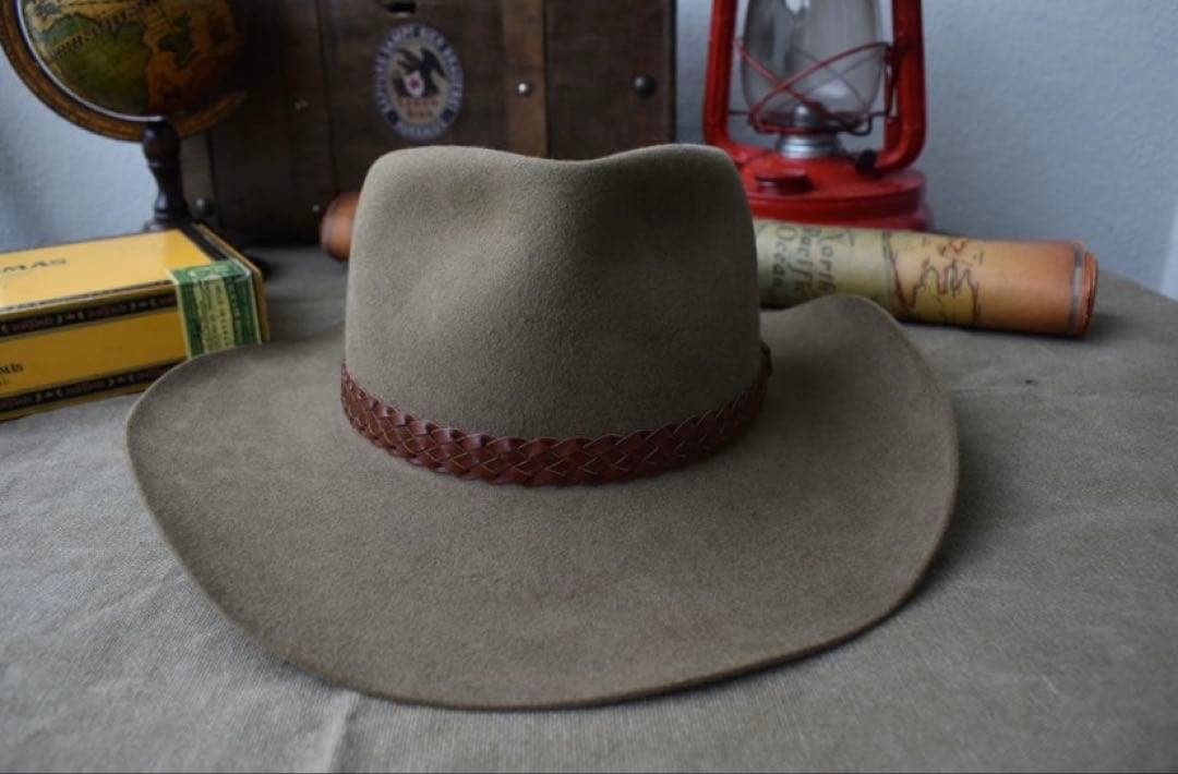 AKUBRA／ヴィンテージ／ラビットファー／テンガロンハット／オーストラリア製