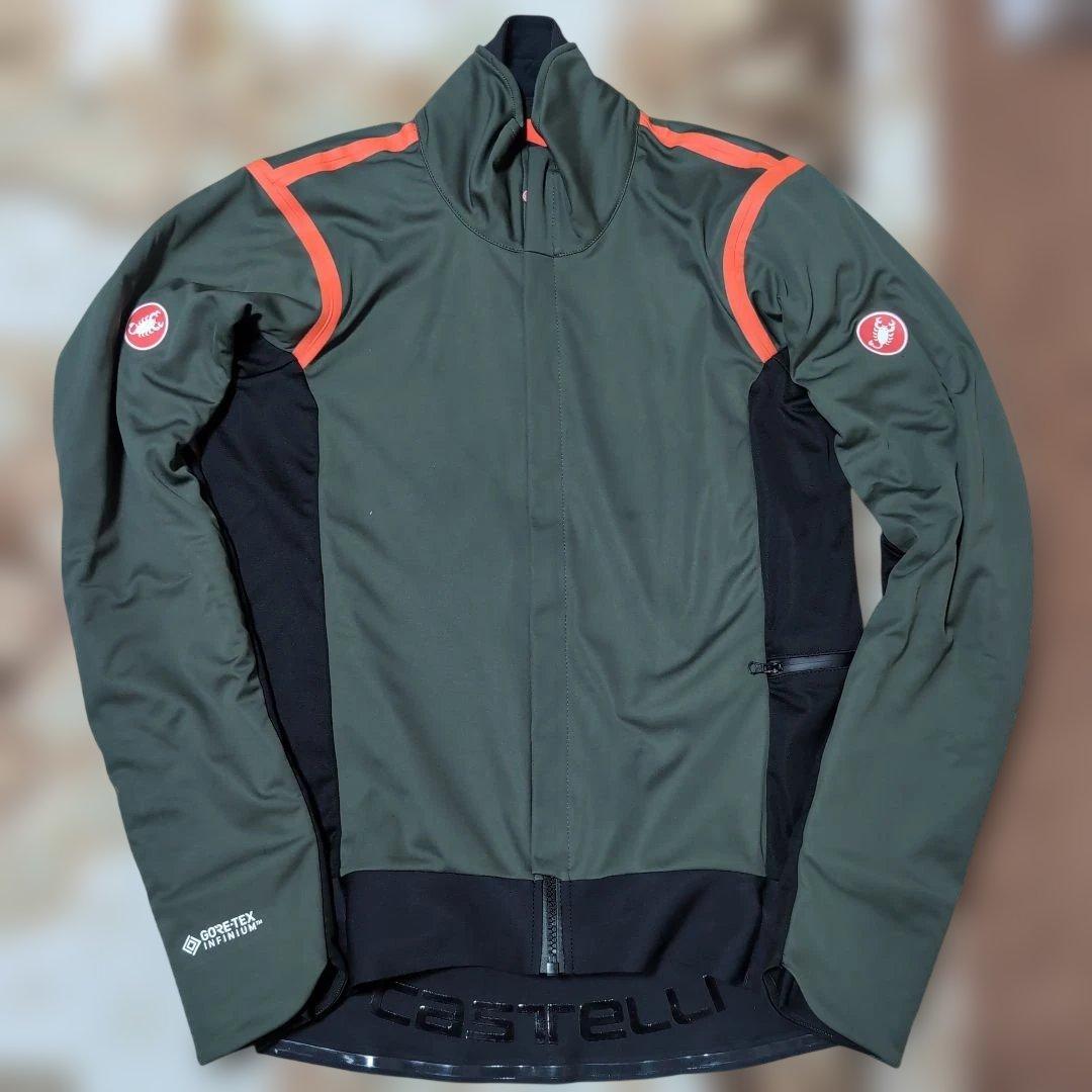 Castelli カステリAlfaROS2 ジャケット L オリーブグリーン