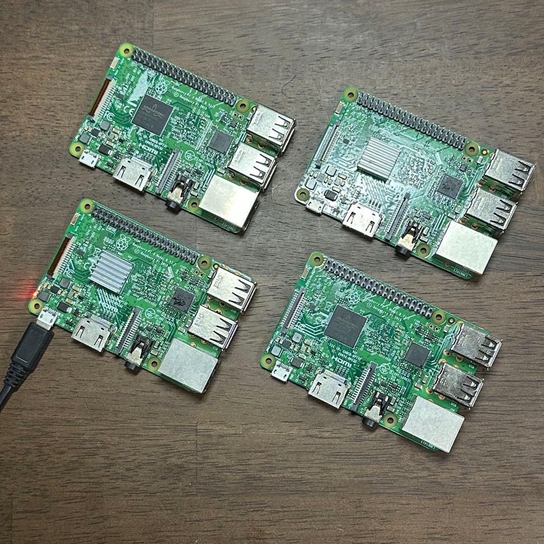 Raspberry Pi 3 model B 4台セット