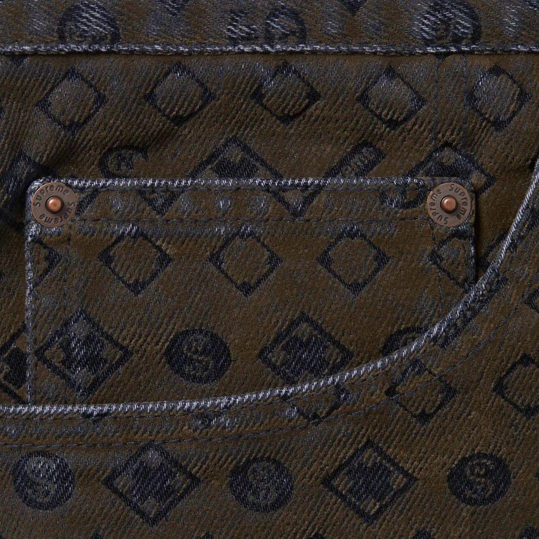 B*J様 Supreme Flocked Loose Fit Jean 30サイ