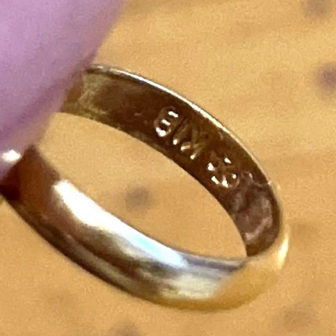 【お値打品】　18Ｋ　金ゴールド　二重輪　ガーネットペンダントヘッド　刻印あり♪