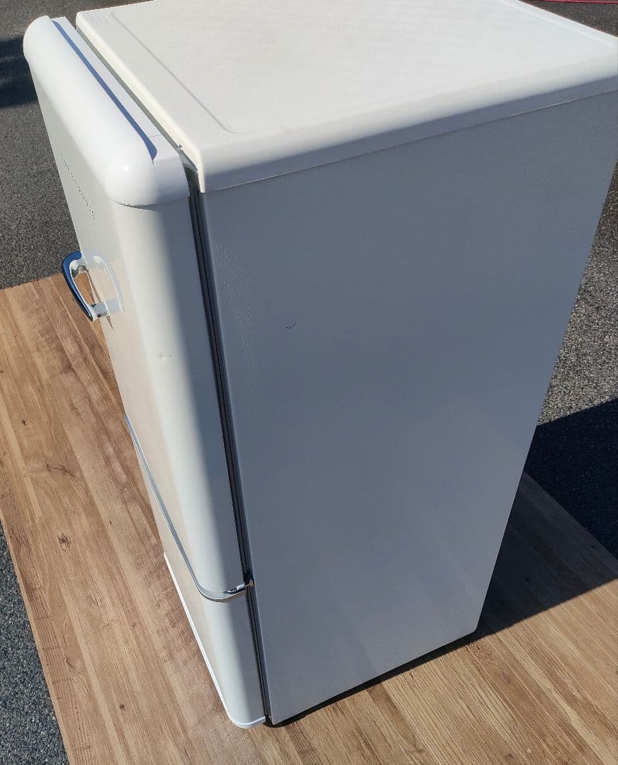 DAEWOO 150L 2ドア 冷蔵庫 DR-C15AR レトロ ホワイト 右開