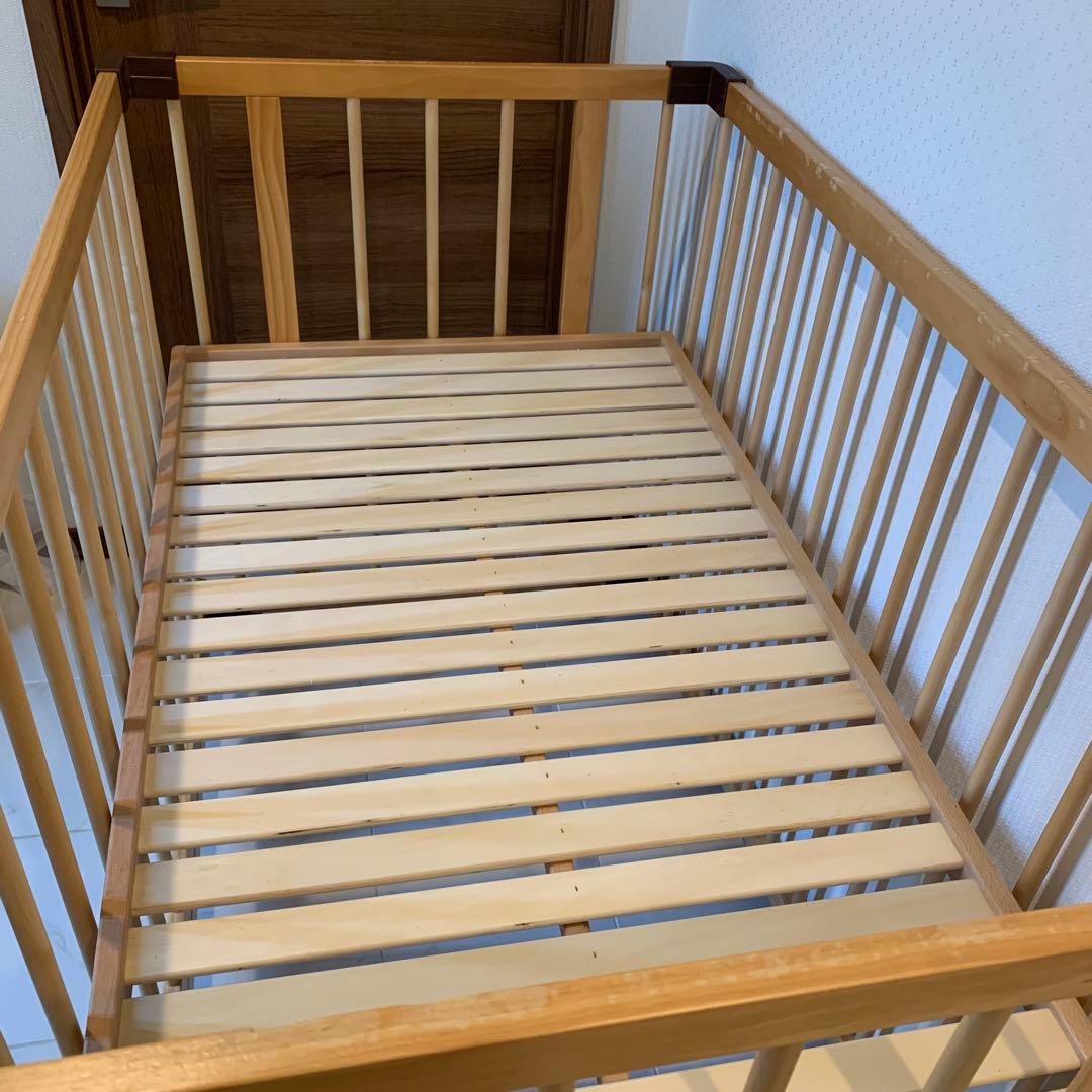 【♡送料込♡】ファルスカ　ベビーベッド　ベッドサイドベッド03⭐︎ うみ