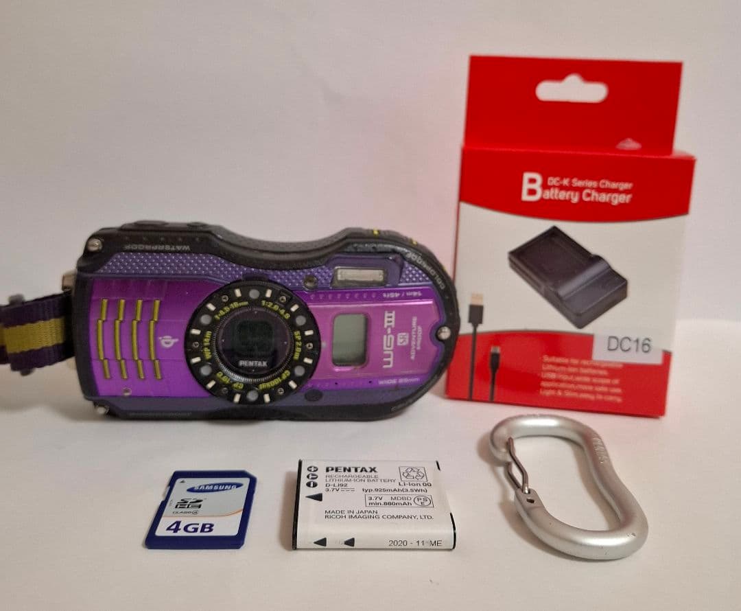 [準美品]ペンタックス PENTAX OPTIO WG-3 GPSデジタルカメラ