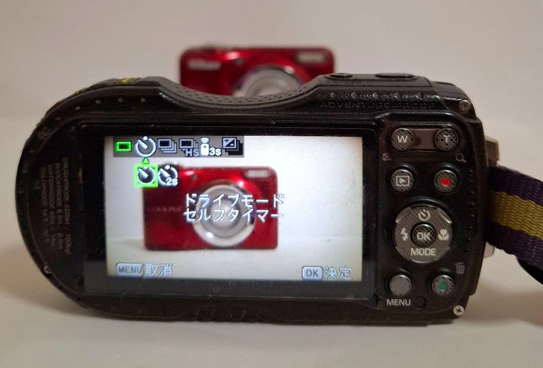 [準美品]ペンタックス PENTAX OPTIO WG-3 GPSデジタルカメラ