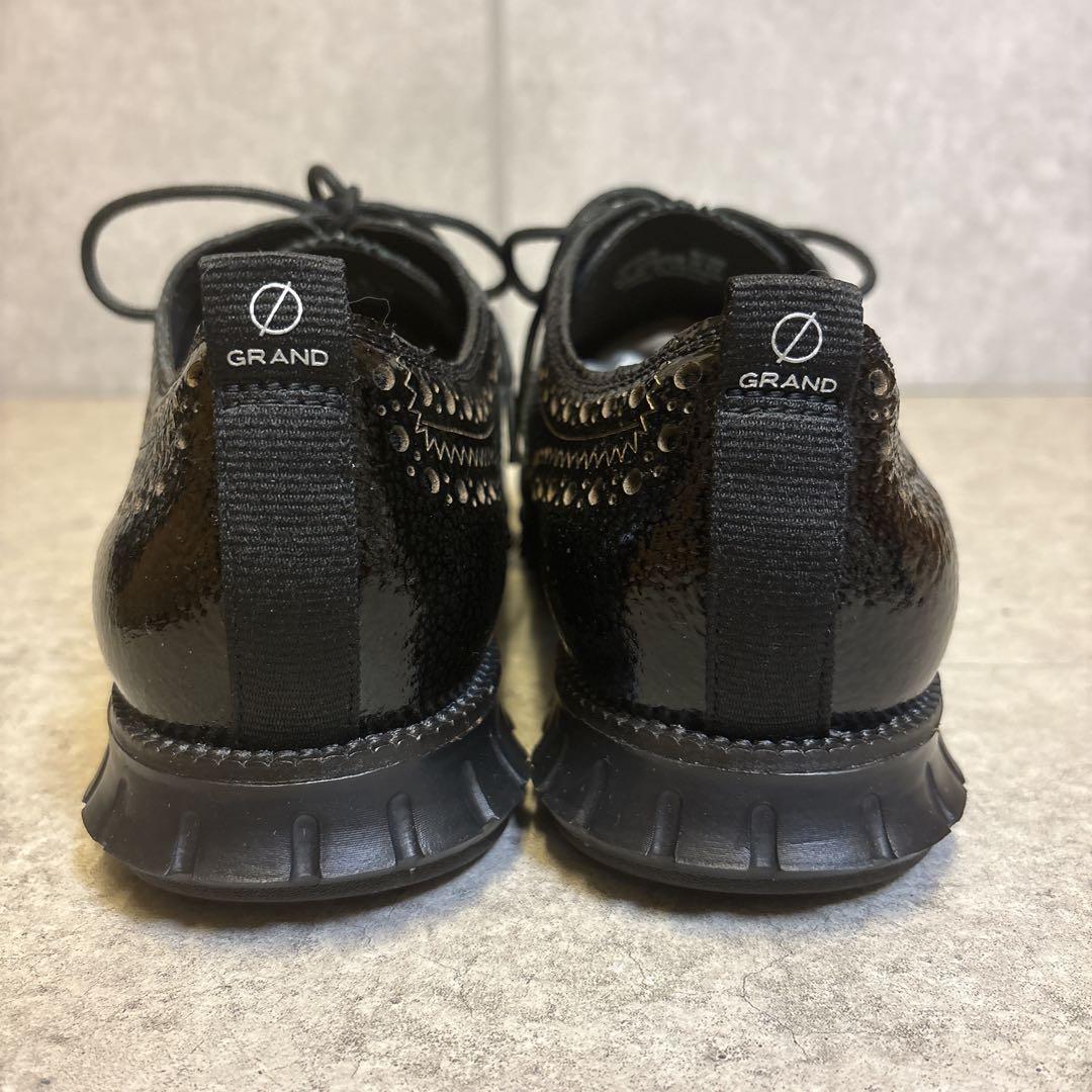 極美品✨️コールハーン ゼログランド エナメル ウイングチップ 9W