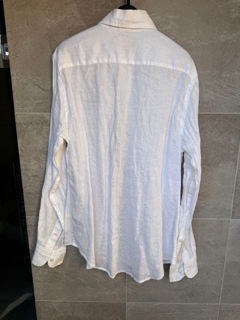 Ralph Lauren リネン ホワイトシャツ M