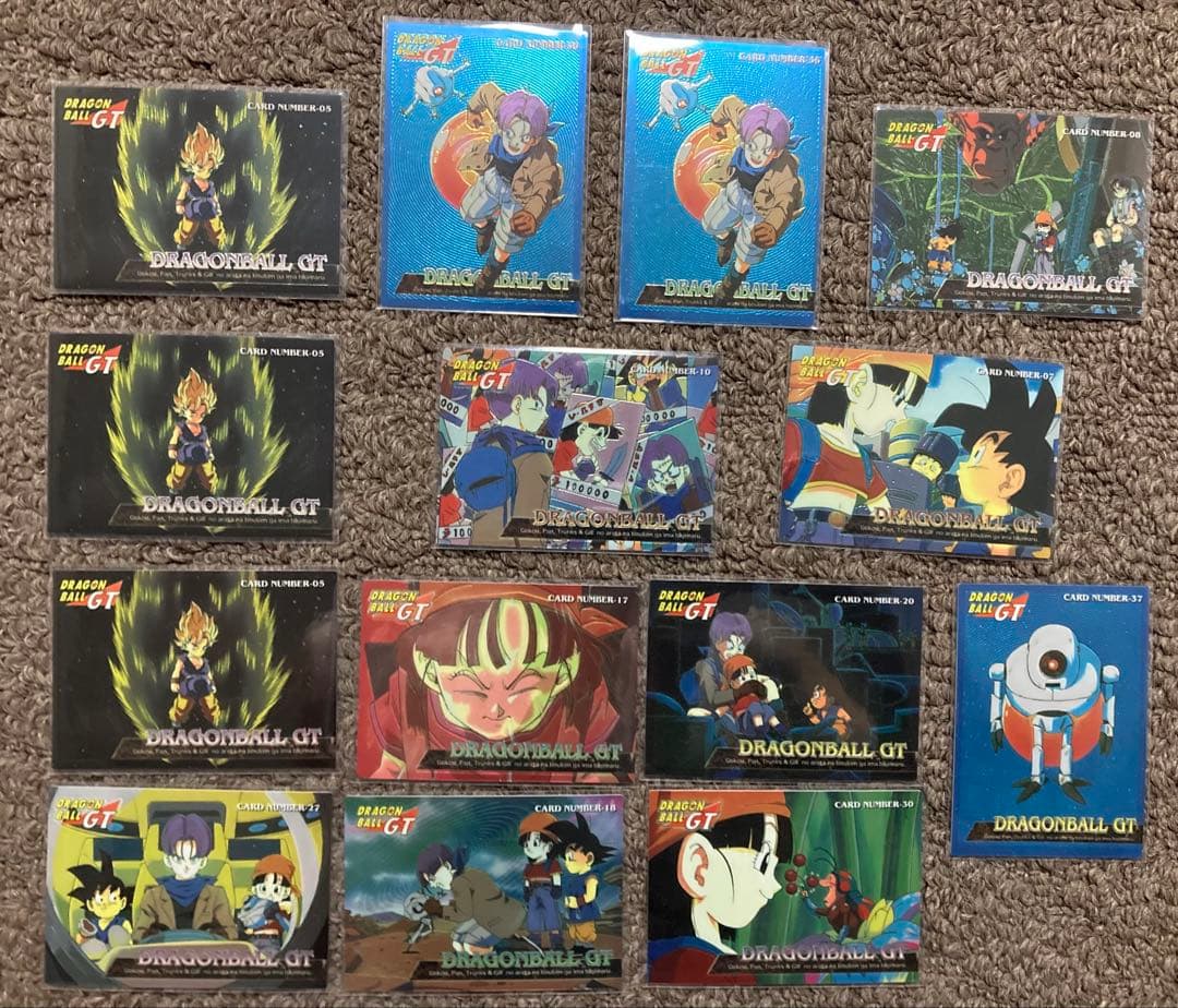 1996年　アマダ　ドラゴンボールGT カード　鳥山明　14枚セット
