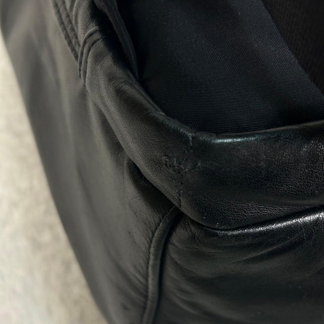 PORTER TIME BLACK DAYPACK 牛革製 完売品