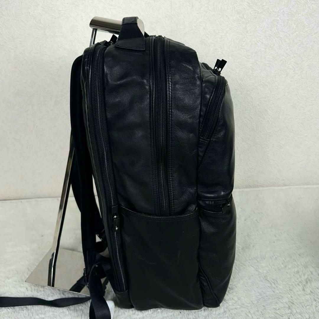 PORTER TIME BLACK DAYPACK 牛革製 完売品