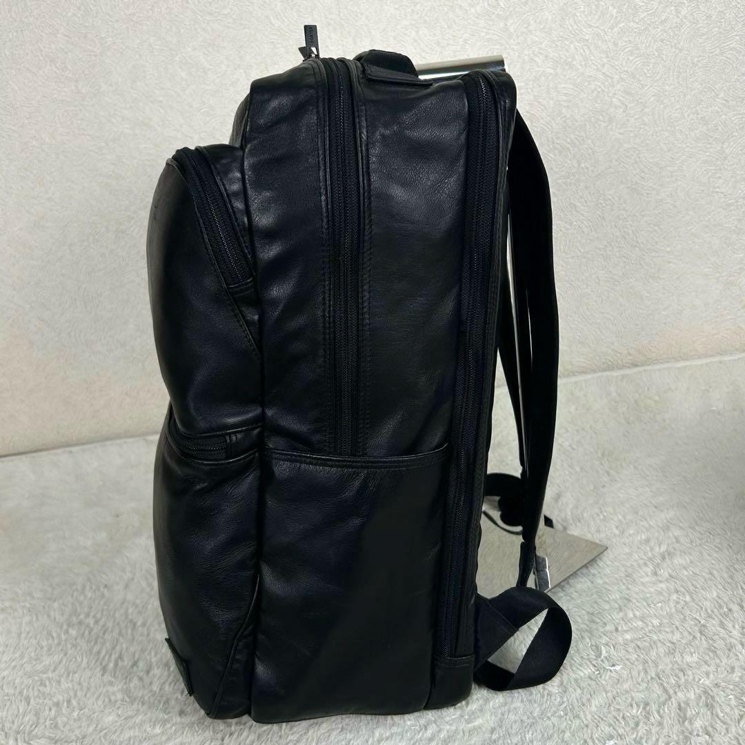 PORTER TIME BLACK DAYPACK 牛革製 完売品