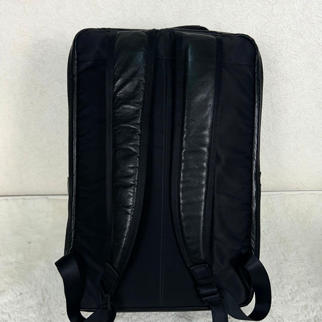 PORTER TIME BLACK DAYPACK 牛革製 完売品