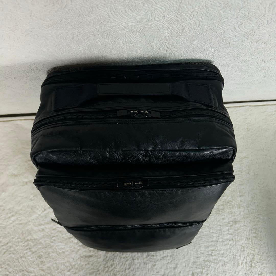 PORTER TIME BLACK DAYPACK 牛革製 完売品