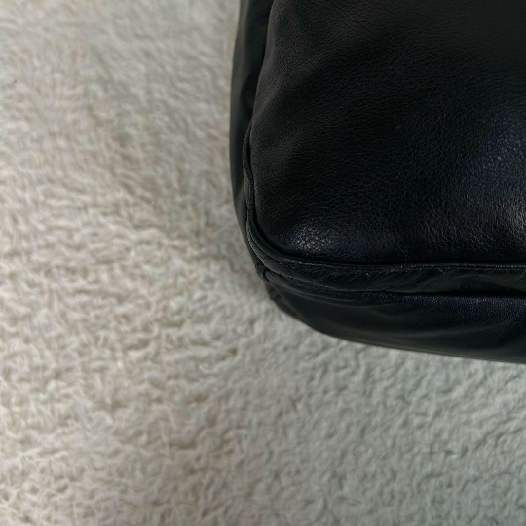 PORTER TIME BLACK DAYPACK 牛革製 完売品