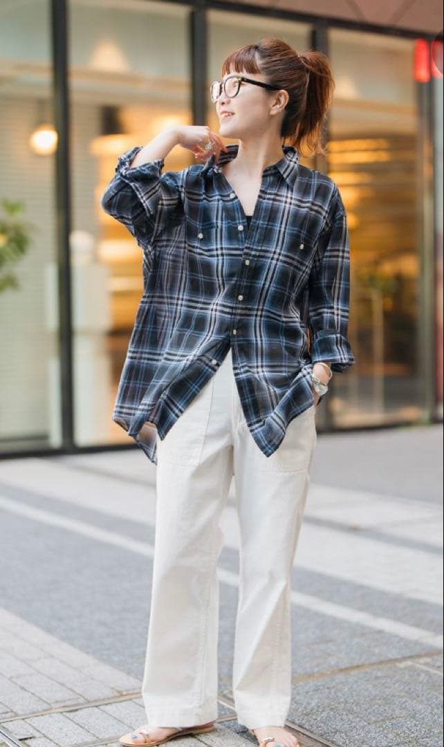 【美品】スピックアンドスパン　ルーズベイカーパンツ　サイズ36