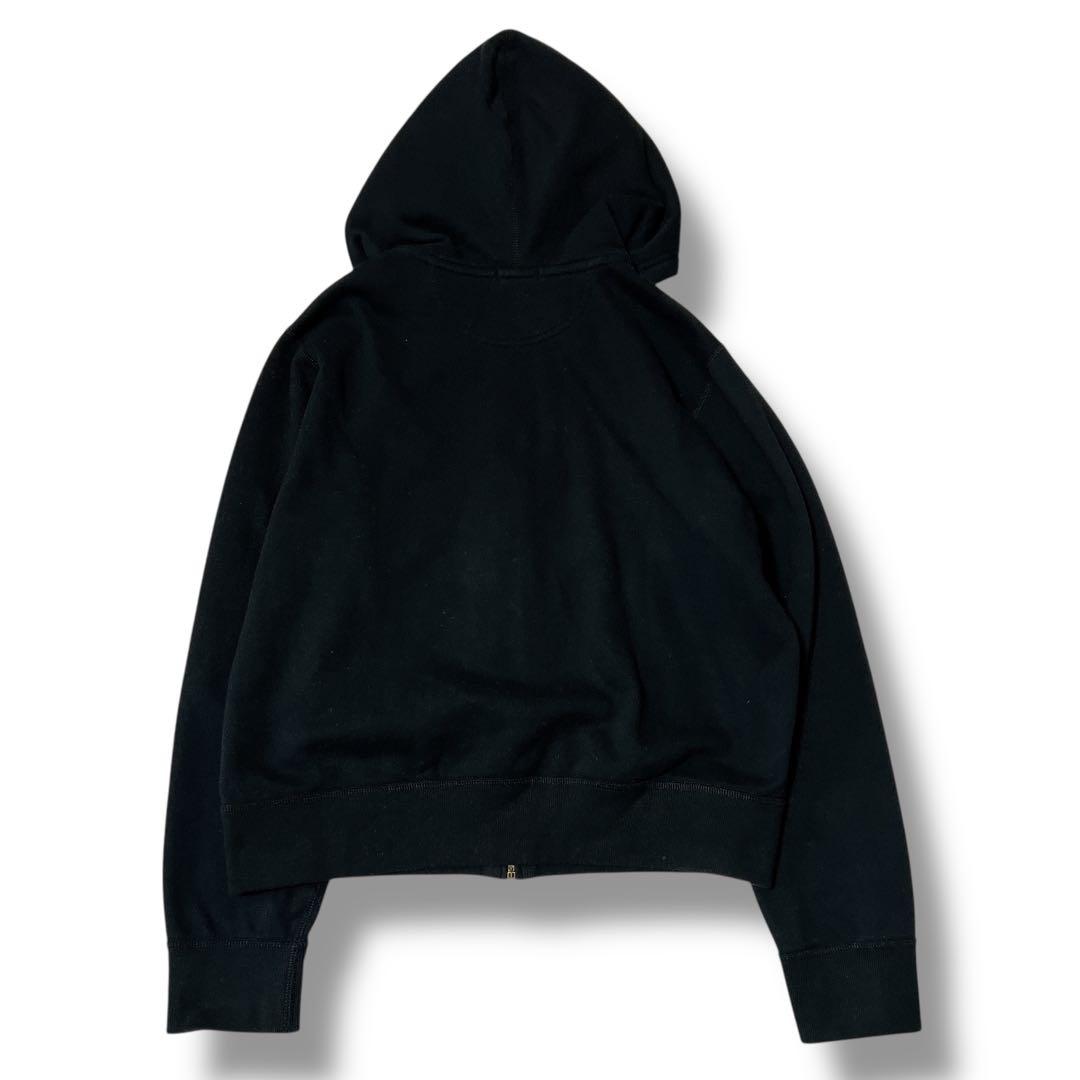 【美品】POLO RALPH LAUREN 黒 ジップパーカー XL 短丈