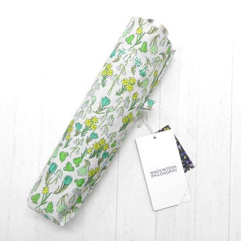 マッキントッシュ 晴雨兼用傘 折りたたみ傘 スノーブルガーデン グリーン