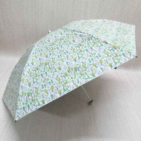 マッキントッシュ 晴雨兼用傘 折りたたみ傘 スノーブルガーデン グリーン