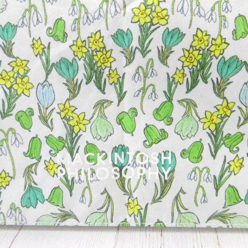 マッキントッシュ 晴雨兼用傘 折りたたみ傘 スノーブルガーデン グリーン