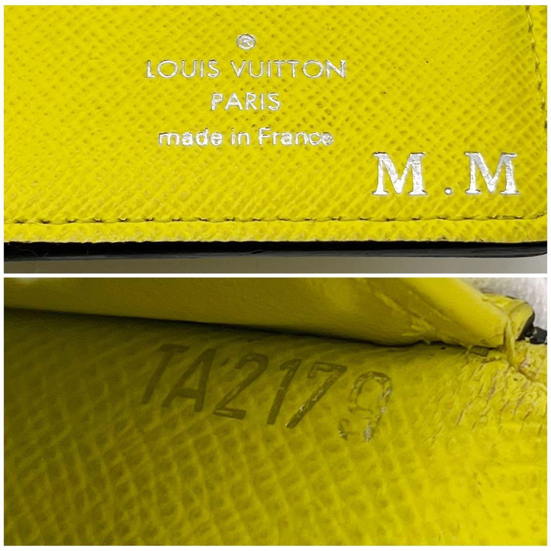 ルイヴィトン　オーガナイザードゥポッシュ タイガラマ　イエロー系　名刺入れ