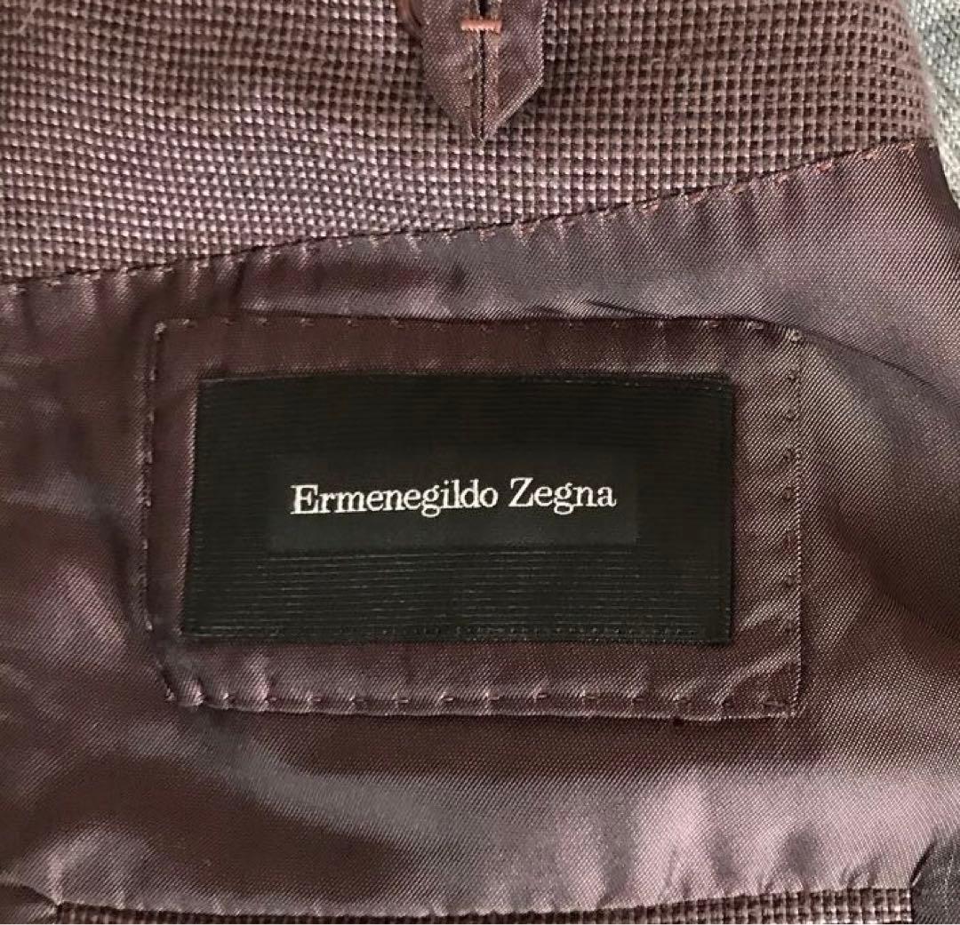 タイムセール　エルメネジルドゼニア　ブラウンジャケット　48 L