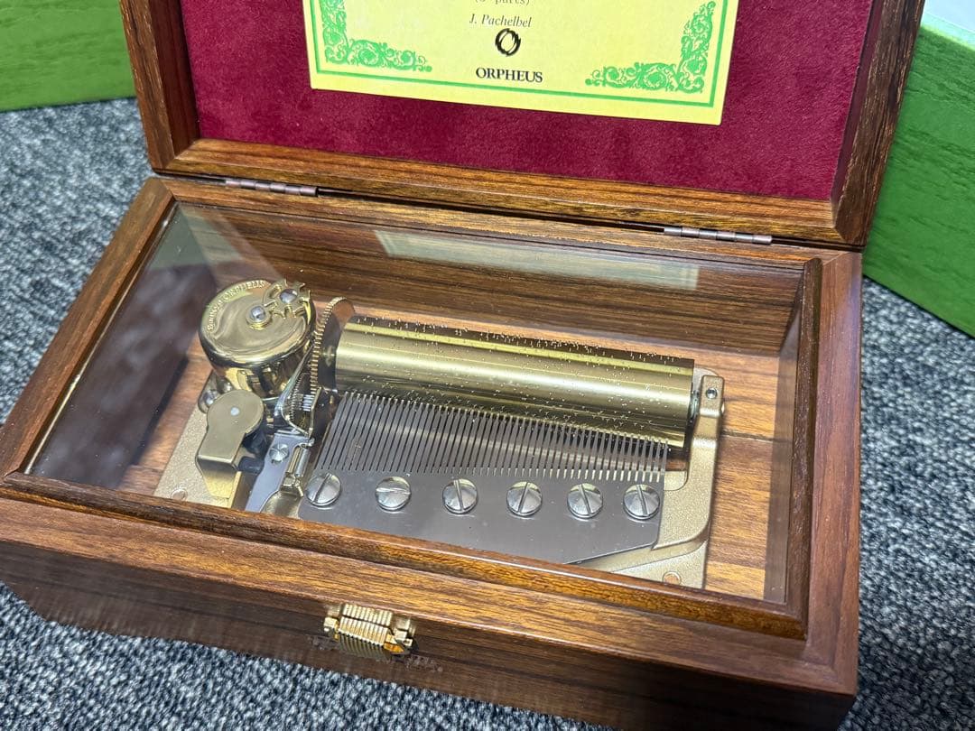 【極美品】 ORPHEUS オルゴール カノン 50弁 オルフェウス