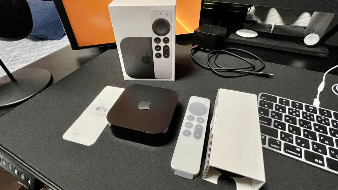 Apple tv 4K Wi-Fi + Ethernet 第3世代　128GB