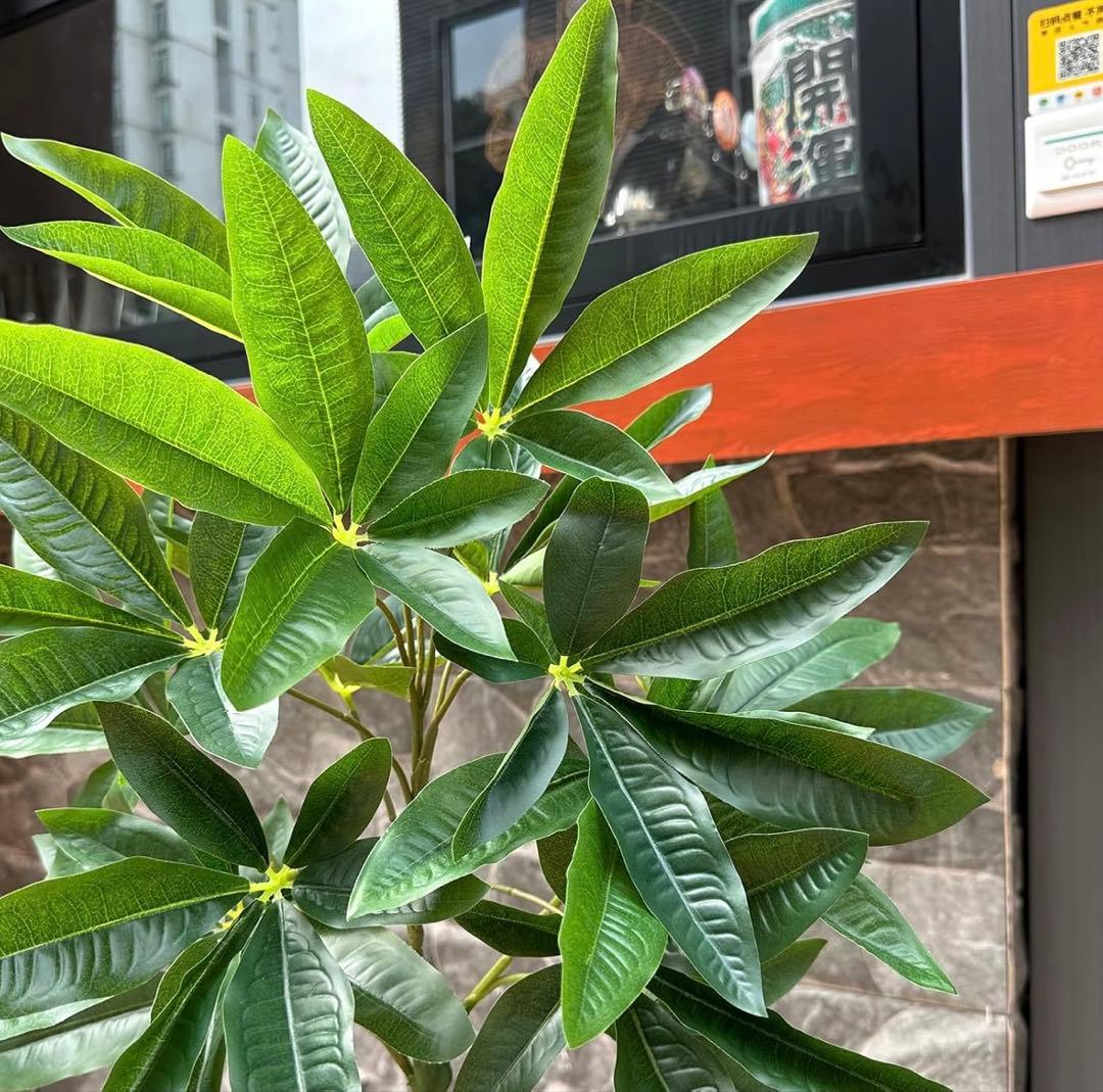 Yuwinron人工観葉植物フェイクグリーン パキラインドアホームデコレーション