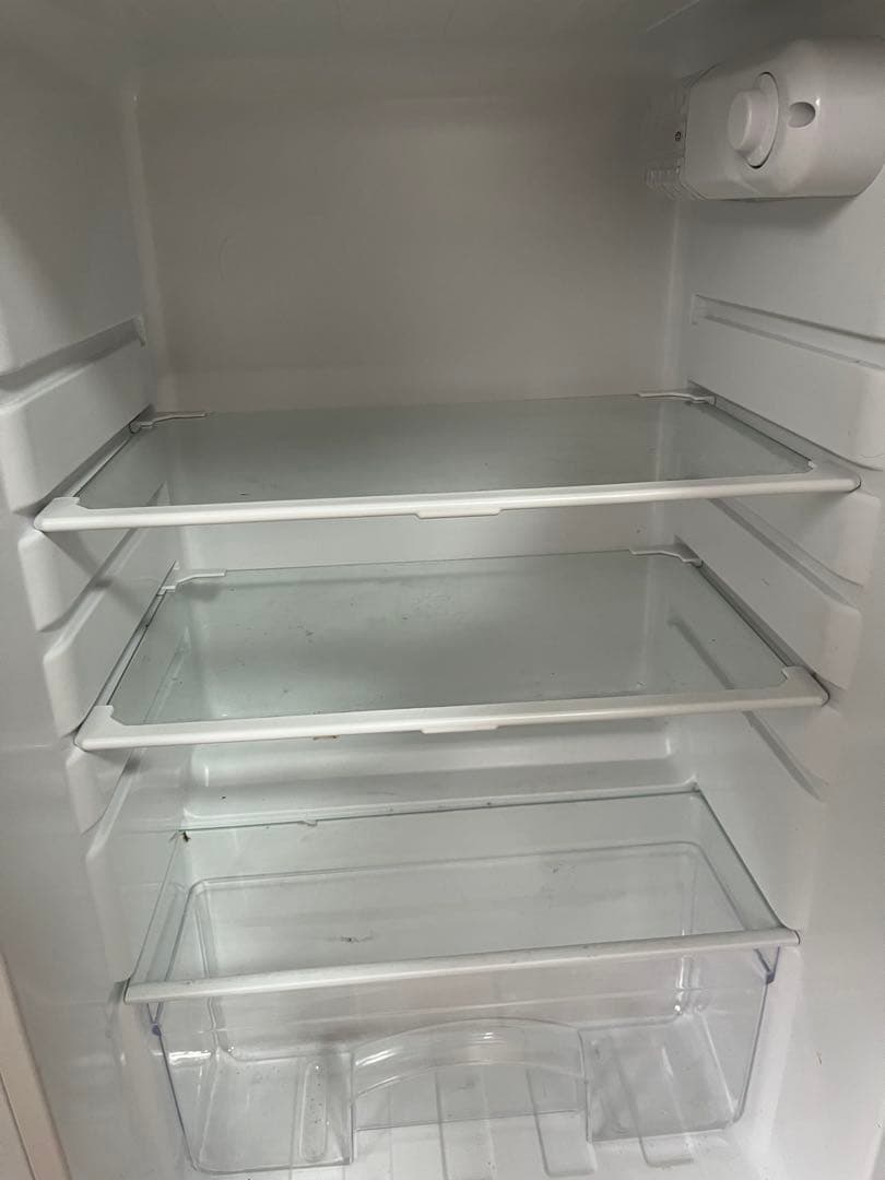 IRIS OHYAMA 冷蔵庫 透明ガラス棚付き