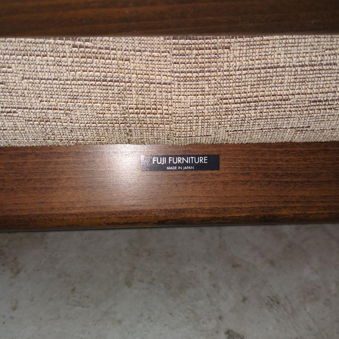 富士ファニチャー 2人掛けソファ ファブリック ブラウン モダン