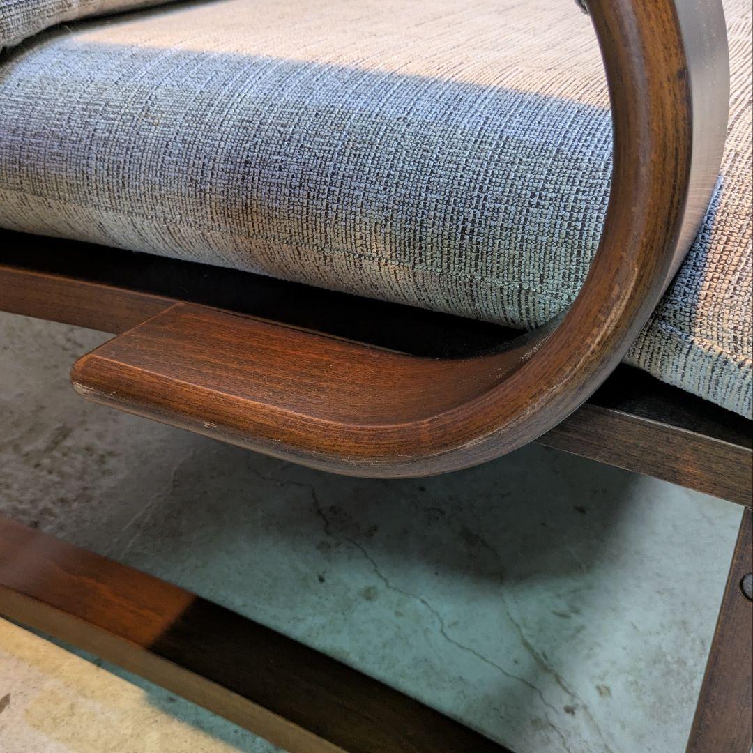 富士ファニチャー 2人掛けソファ ファブリック ブラウン モダン