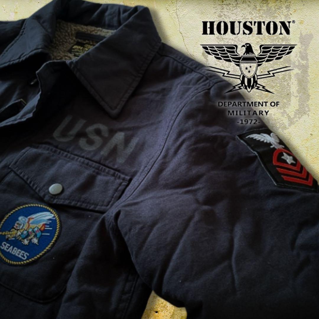 『人気cool◎』HOUSTON(ヒューストン)USN A-2デッキジャケット