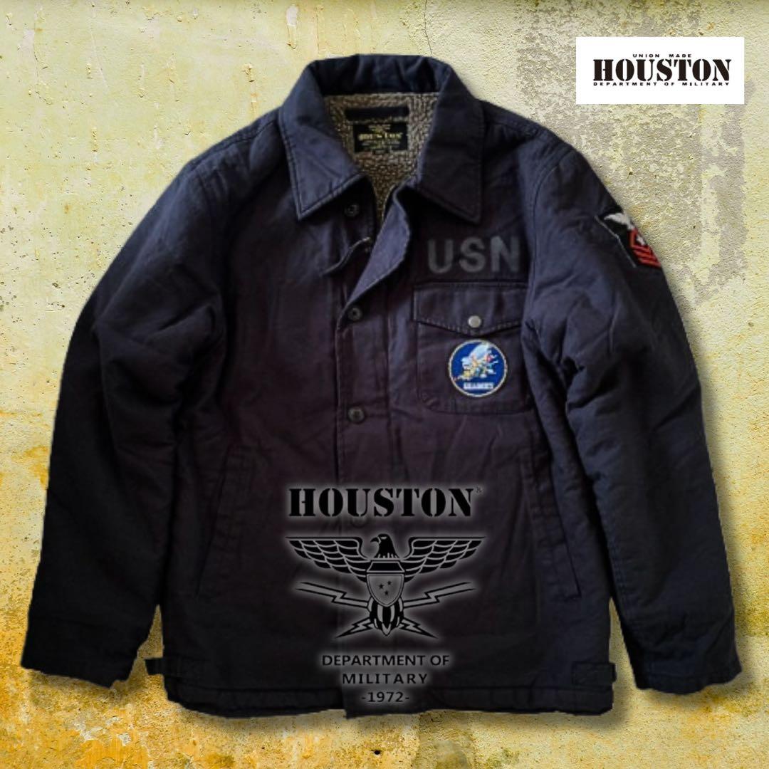『人気cool◎』HOUSTON(ヒューストン)USN A-2デッキジャケット