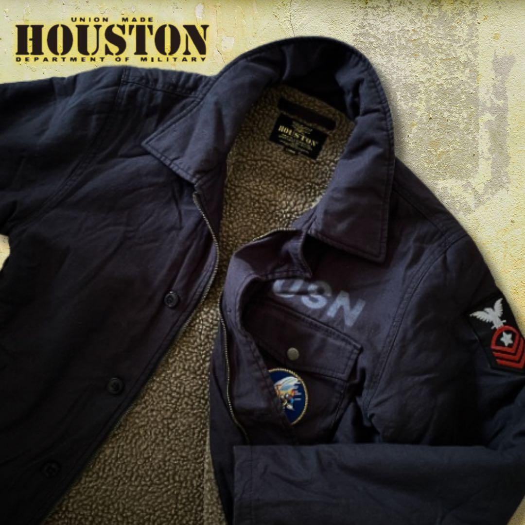 『人気cool◎』HOUSTON(ヒューストン)USN A-2デッキジャケット