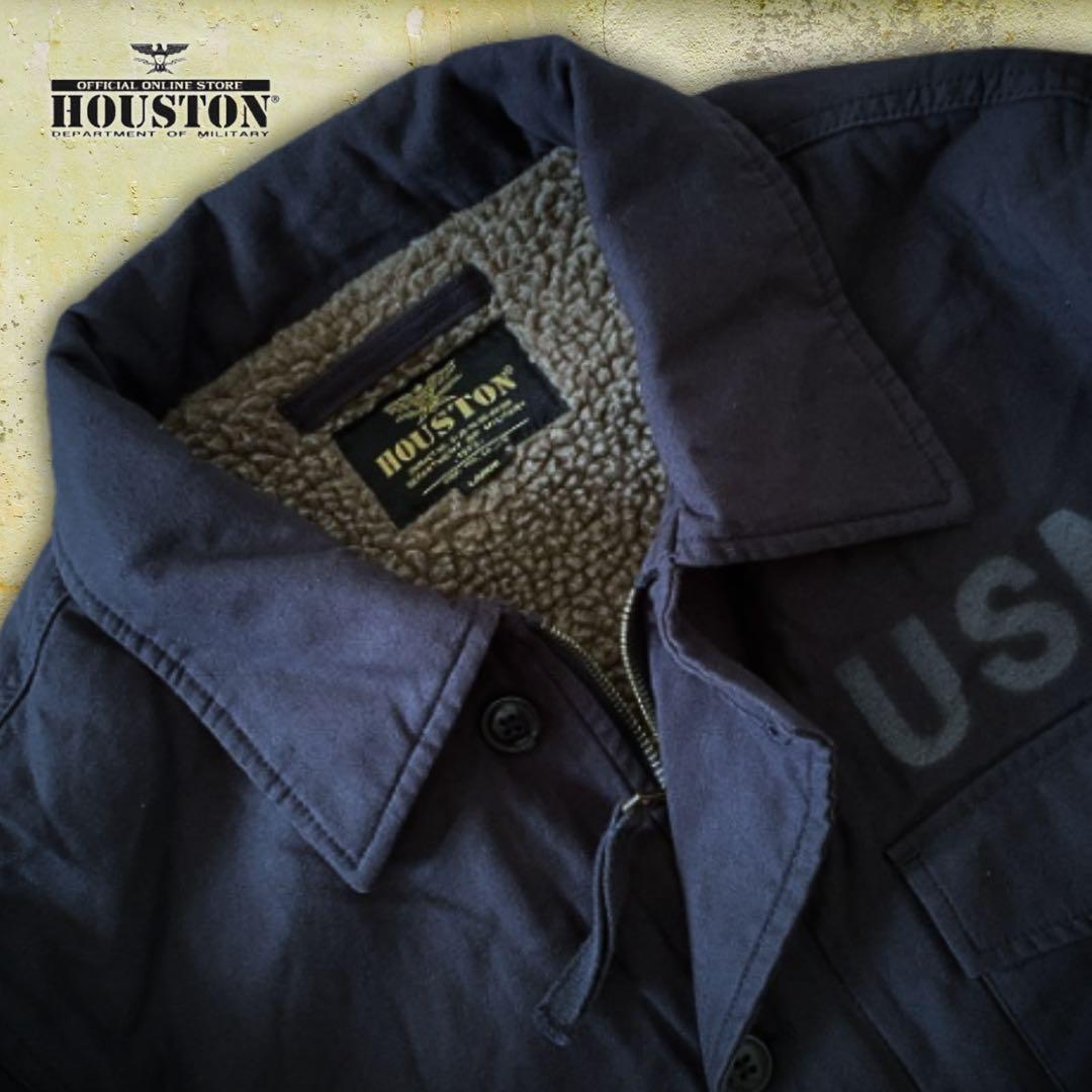 『人気cool◎』HOUSTON(ヒューストン)USN A-2デッキジャケット